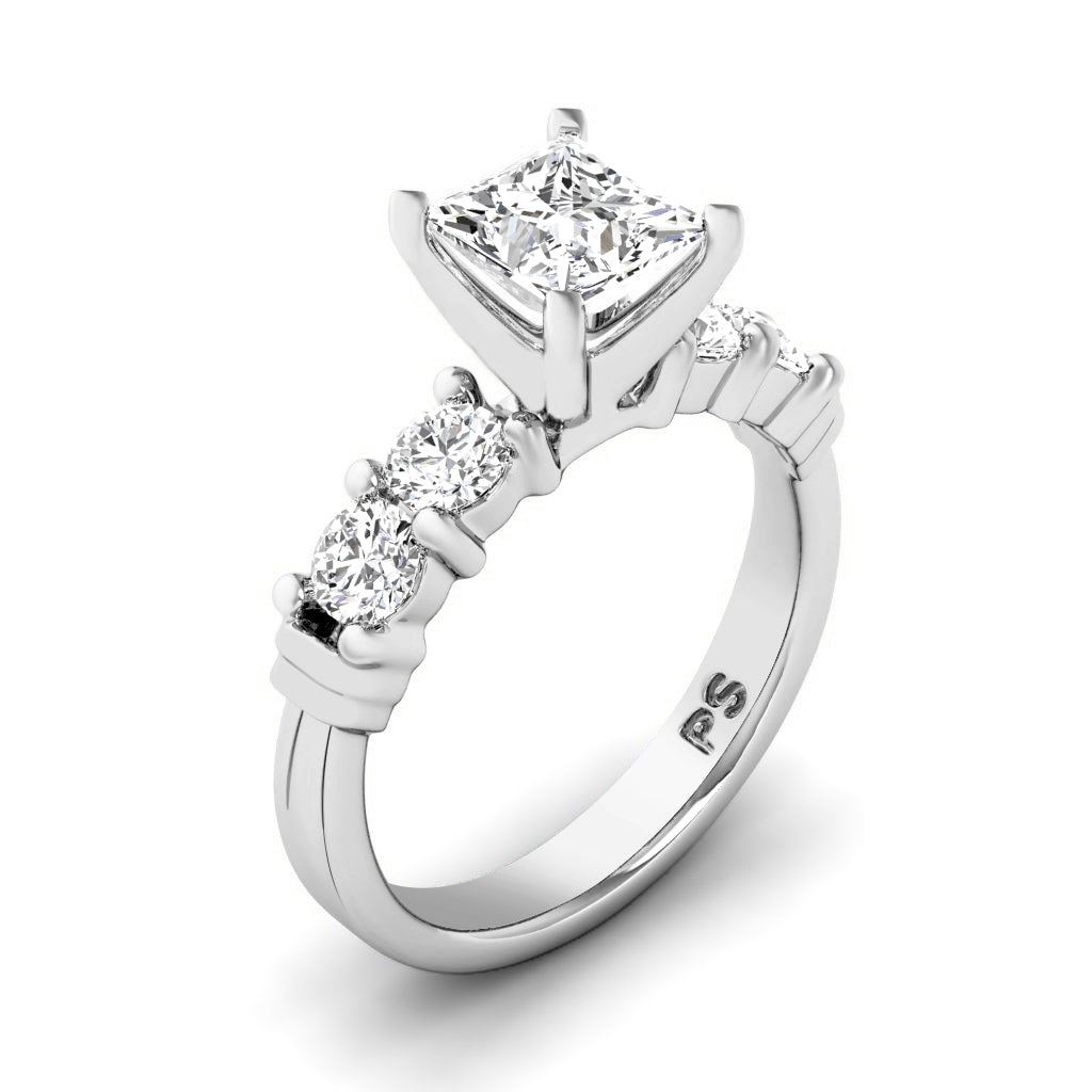 1.10-3.60 CT Round Cut Lab Grown Diamonds - Engagement Ring