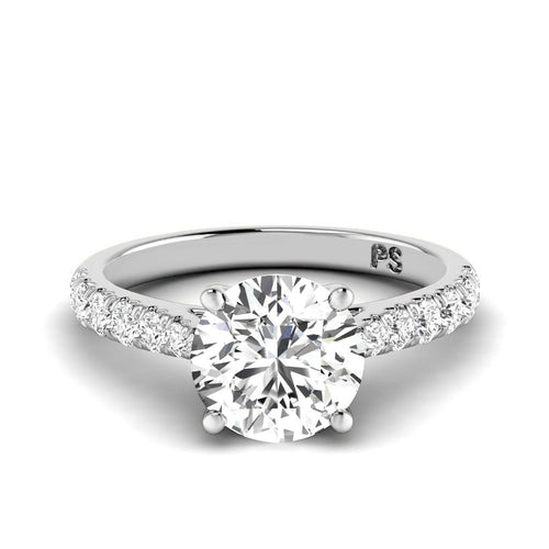 0.85 - 6.35 CT Round Cut Diamonds - Engagement Ring - Primestyle.com