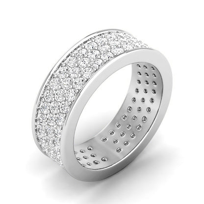 2.20 CT Round Cut Lab Grown Diamonds - Eternity Ring