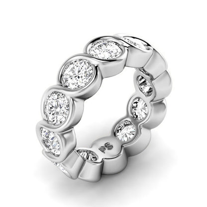 1.50-5.00 CT Round Cut Lab Grown Diamonds - Eternity Ring