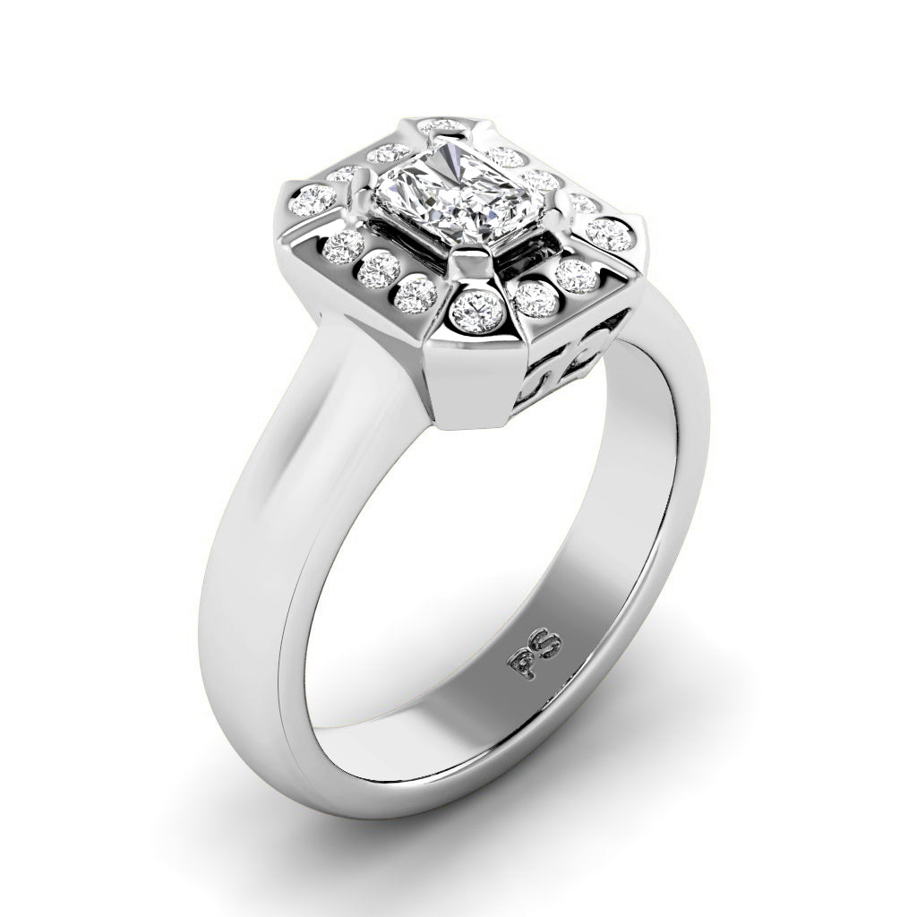 0.51-1.66 CT Round &amp; Radiant Cut Diamonds - Engagement Ring
