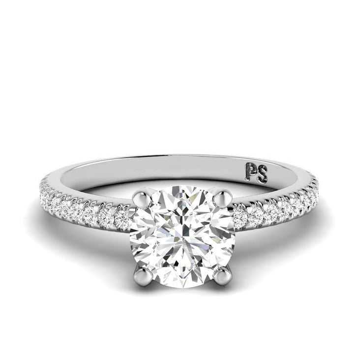 Round Cut Engagement Ring — 0.55–1.70 carat, factory direct from PrimeStyle
