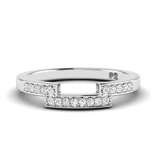 0.15 CT Round Cut Lab Grown Diamonds - Wedding Band