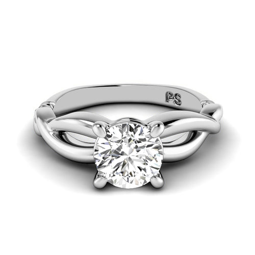 0.35-1.50 CT Round Cut Natural Diamonds - Solitaire Rings