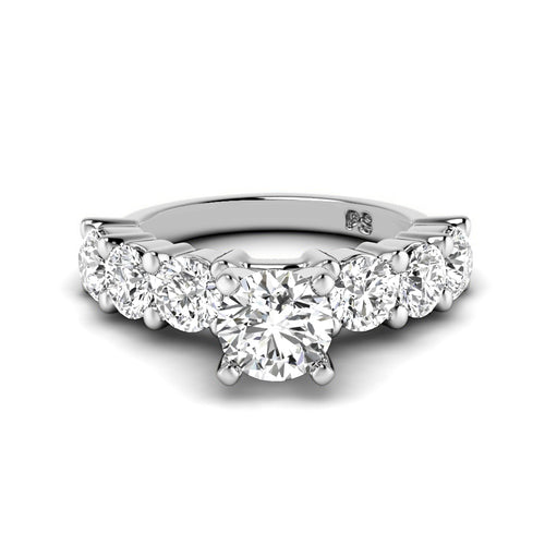 1.85-3.00 CT Round Cut Natural Diamonds - Engagement Ring