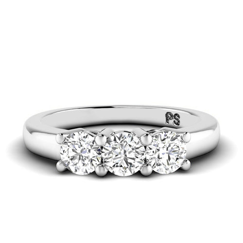 0.60 CT Round Cut Natural Diamonds - Wedding Band