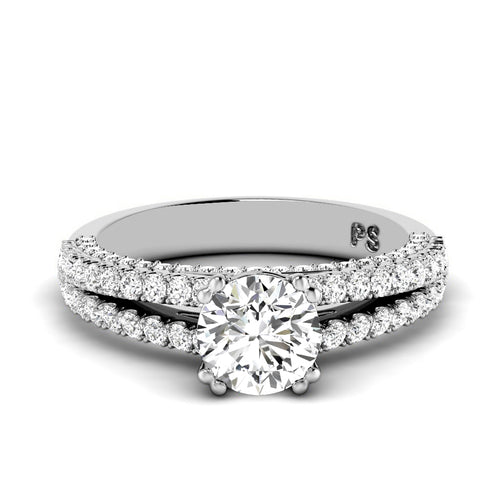 1.20 - 6.70 CT Round Cut Diamonds - Engagement Ring - Primestyle.com