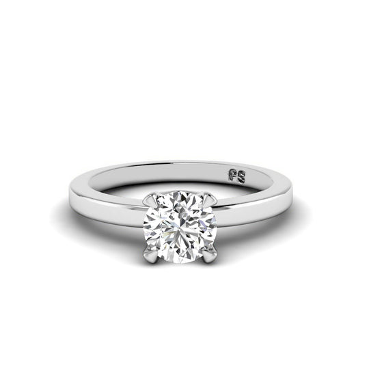 0.50-3.00 CT Round Cut Lab Grown Diamonds - Solitaire Ring