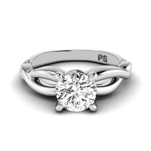 0.50 - 3.00 CT Round Cut Lab Grown Diamonds - Solitaire Ring - Primestyle.com