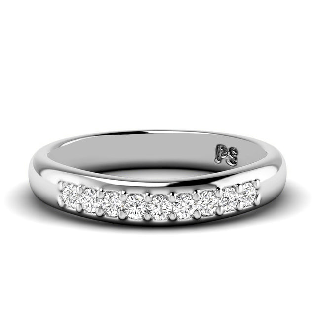 0.15 CT Round Cut Natural Diamonds - Wedding Band