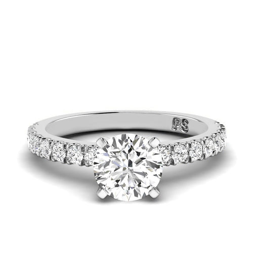 0.90 - 6.40 CT Round Cut Diamonds - Engagement Ring - Primestyle.com