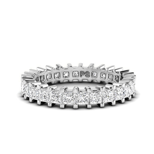 3.00-7.00 CT Princess Cut Diamonds - Eternity Ring