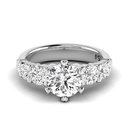 1.55 - 7.05 CT Round Cut Diamonds - Engagement Ring - Primestyle.com