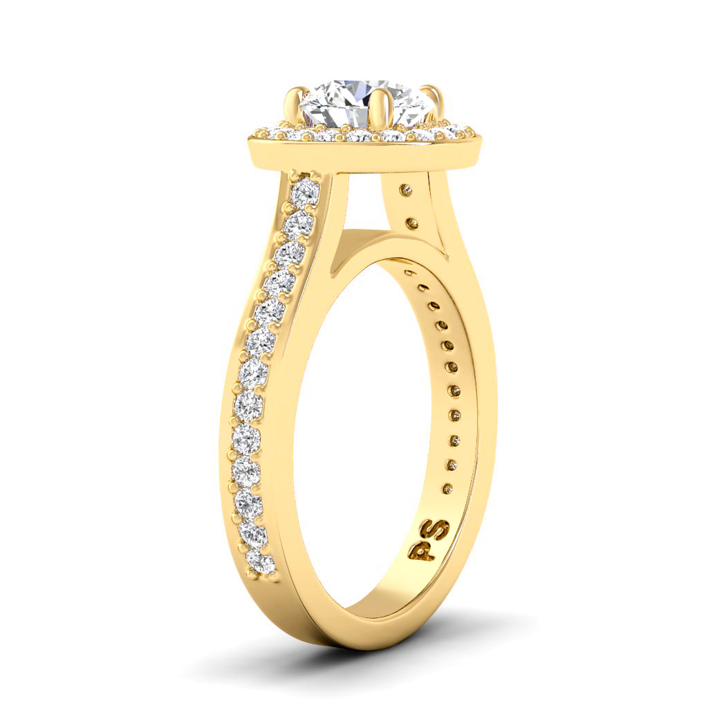 0.70-1.85 CT Round Cut Diamonds - Engagement Ring