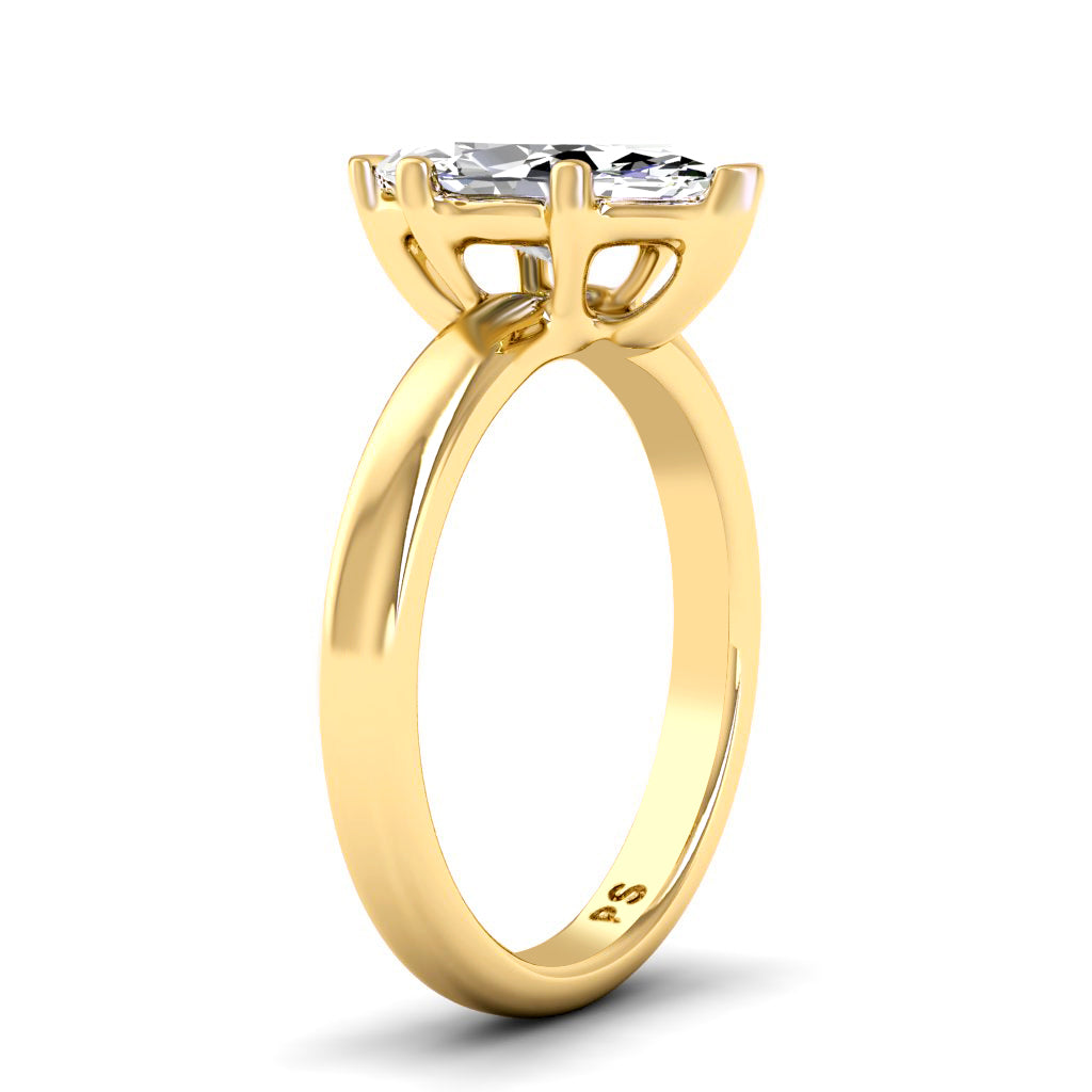 0.35-1.50 CT Marquise Cut Diamonds - Solitaire Ring