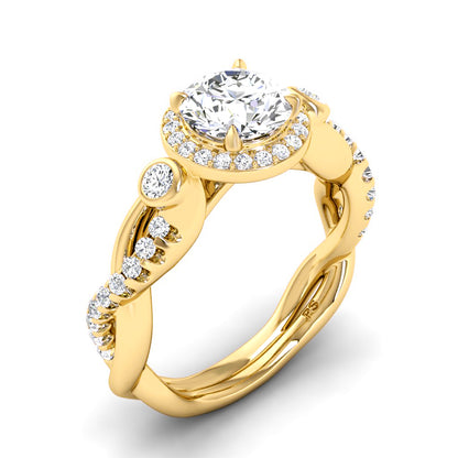 0.82-1.97 CT Round Cut Diamonds - Engagement Ring