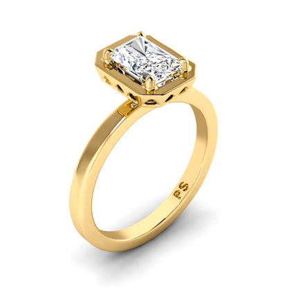 0.35-1.50 CT Radiant Cut Diamonds - Solitaire Ring