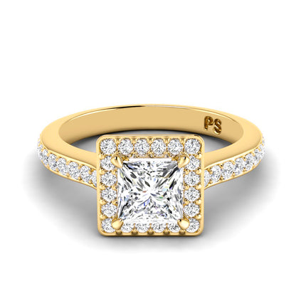0.75-1.90 CT Round &amp; Princess Cut Diamonds - Engagement Ring