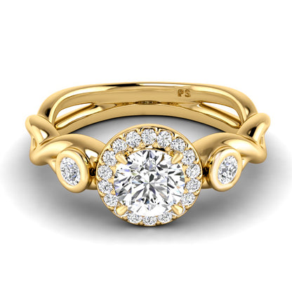 0.62-1.77 CT Round Cut Diamonds - Engagement Ring
