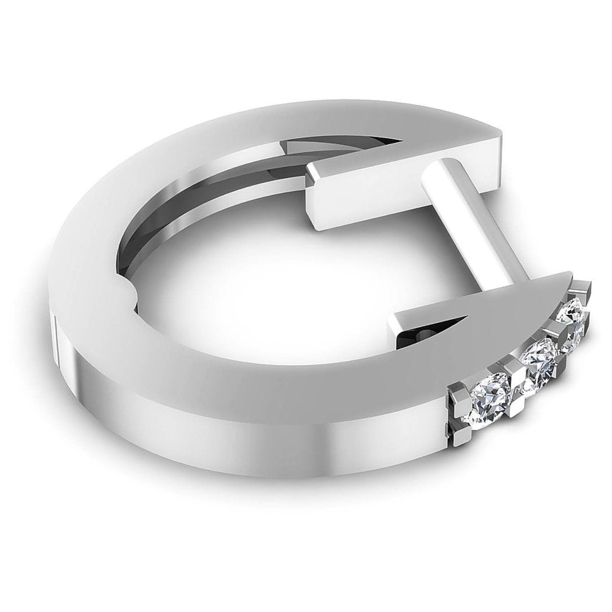 0.15 CT Round Cut Diamonds - Diamond Earrings - Primestyle.com