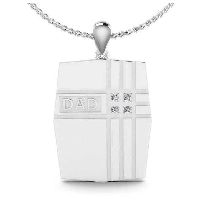 0.15 CT Round Cut Natural Diamonds - Diamond Pendants