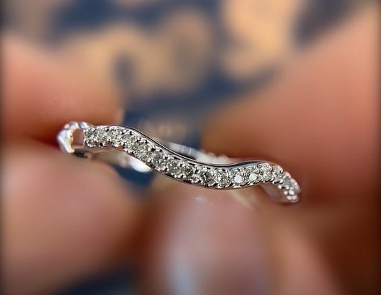 0.15 CT Round Cut Diamonds - Wedding Band - Primestyle.com