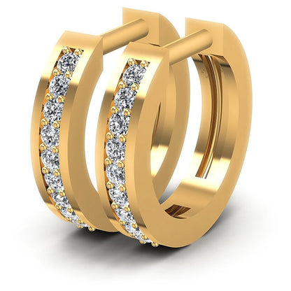0.25 CT Round Cut Diamonds - Diamond Earrings - Primestyle.com