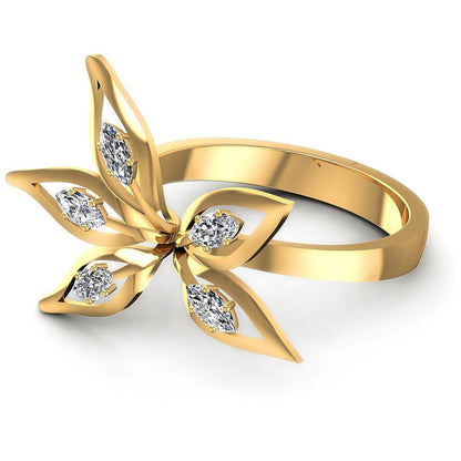 0.30 CT Marquise Cut Diamonds - Fashion Ring - Primestyle.com