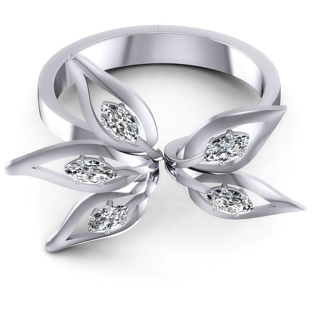 0.30 CT Marquise Cut Natural Diamonds - Fashion Rings