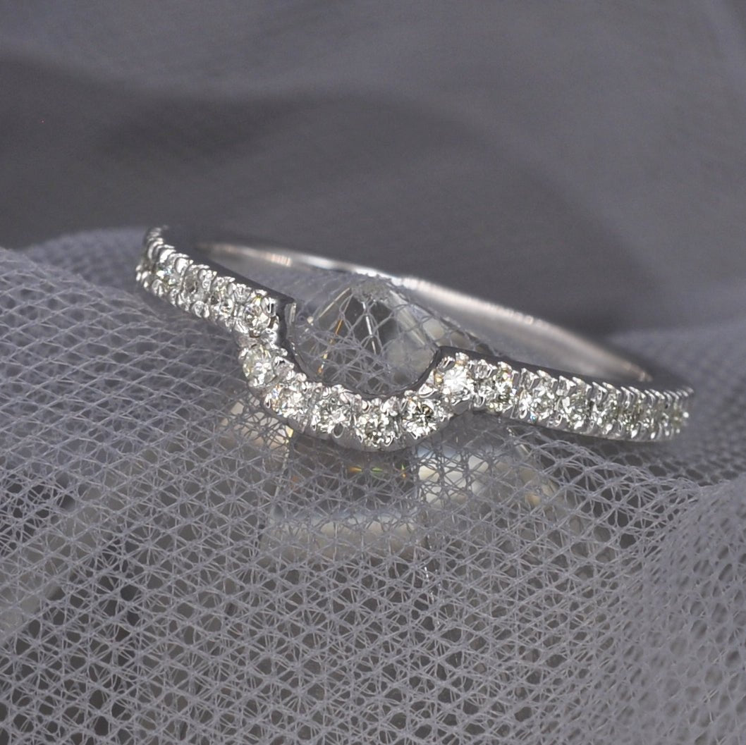 0.30 CT Round Cut Diamonds - Wedding Band - Primestyle.com