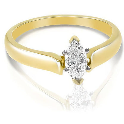 0.35-1.50 CT Marquise Cut Diamonds - Solitaire Ring - Primestyle.com