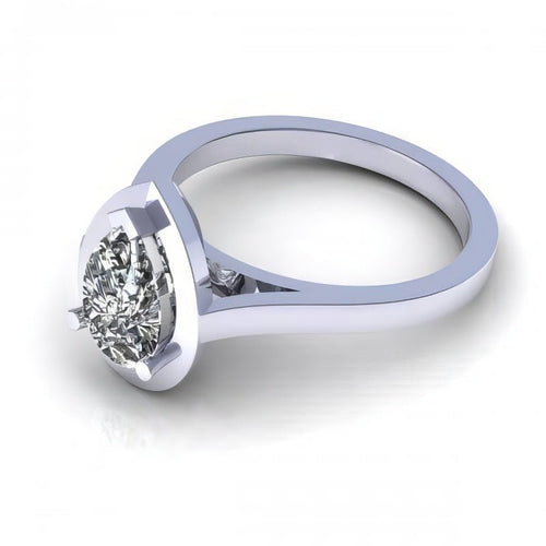 0.35-1.50 CT Pear Cut Diamonds - Solitaire Ring - Primestyle.com