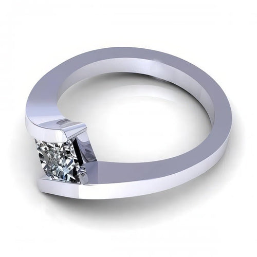 0.35-1.50 CT Princess Cut Diamonds - Solitaire Ring - Primestyle.com