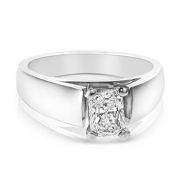 0.35-1.50 CT Radiant Cut Diamonds - Solitaire Ring - Primestyle.com