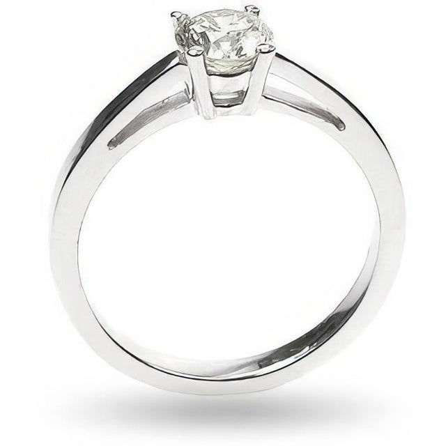 0.35-1.50 CT Round Cut Natural Diamonds - Solitaire Rings