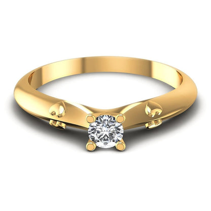 0.35-1.50 CT Round Cut Diamonds - Solitaire Ring - Primestyle.com