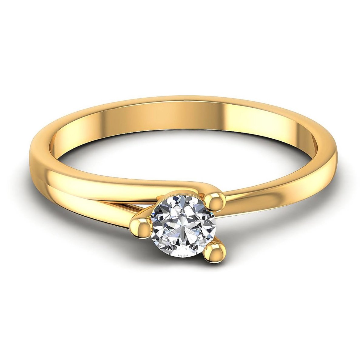 0.35-1.50 CT Round Cut Diamonds - Solitaire Ring - Primestyle.com