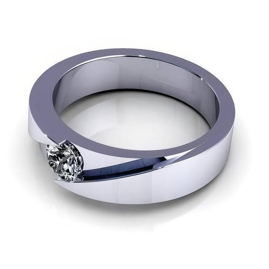 0.35-1.50 CT Round Cut Diamonds - Solitaire Ring