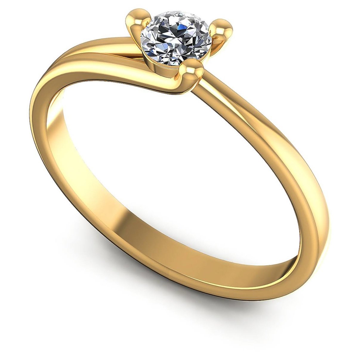 0.35-1.50 CT Round Cut Diamonds - Solitaire Ring - Primestyle.com