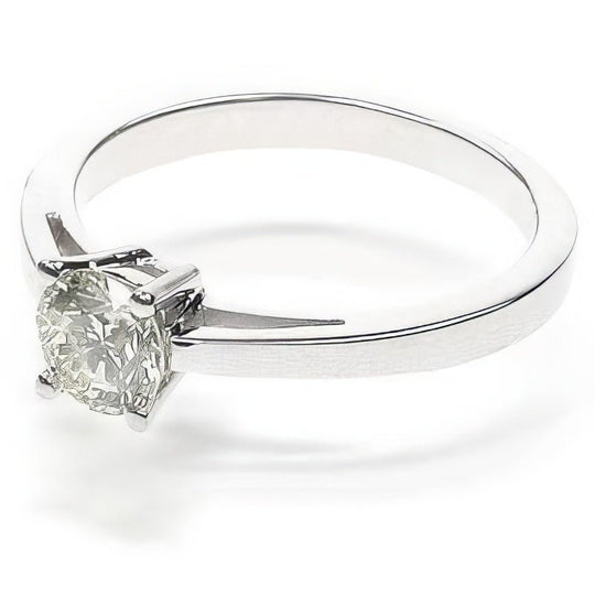 0.35-1.50 CT Round Cut Diamonds - Solitaire Ring