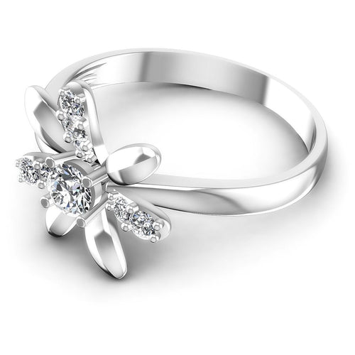 0.35 CT Round Cut Diamonds - Fashion Ring - Primestyle.com