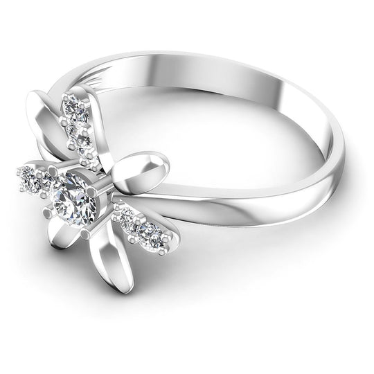 0.35 CT Round Cut Diamonds - Fashion Ring