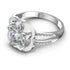 0.40 CT Marquise & Round Cut Diamonds - Fashion Ring - Primestyle.com