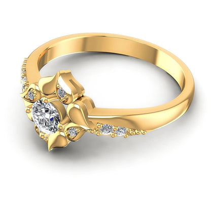 0.40 CT Round Cut Diamonds - Fashion Ring - Primestyle.com