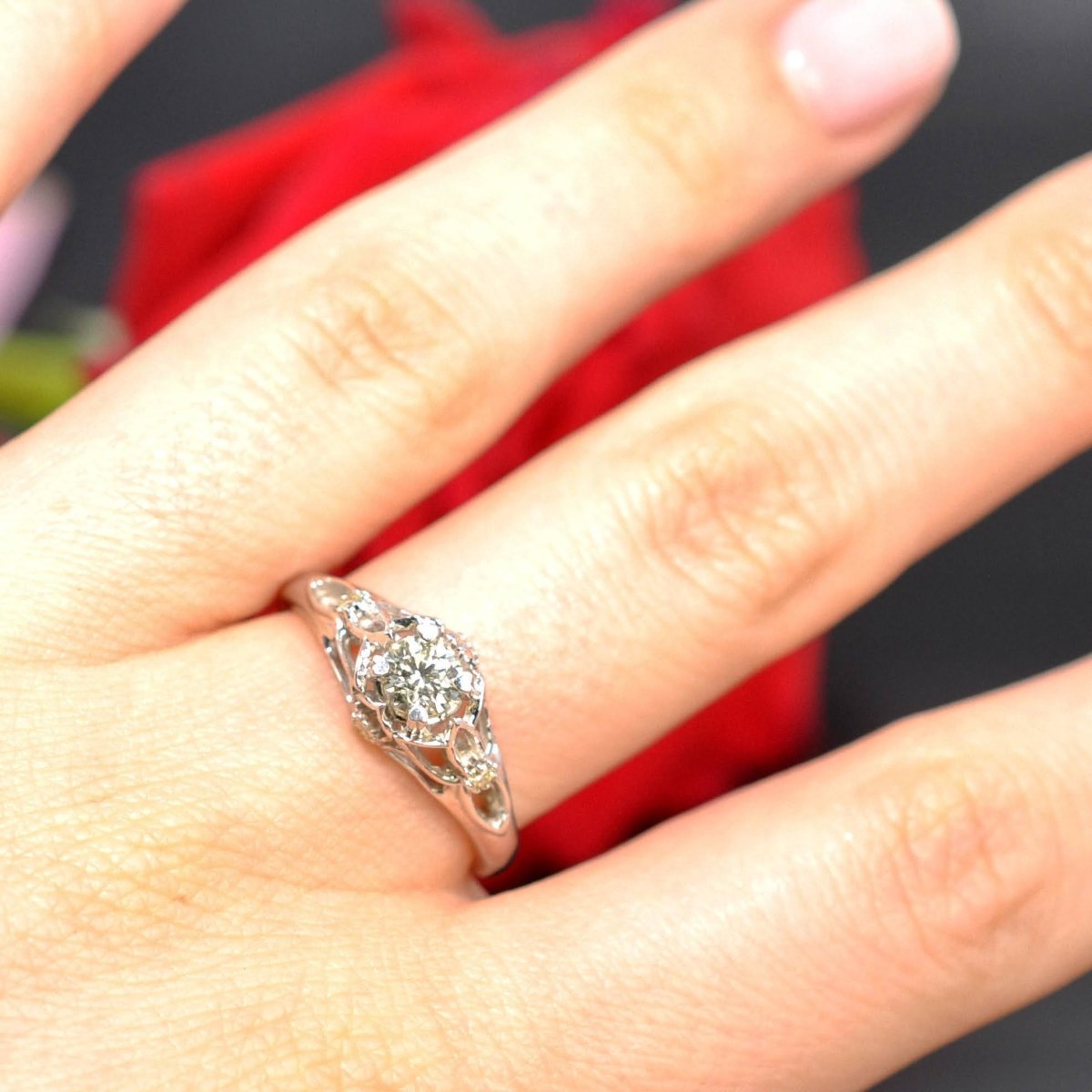 0.42-1.57 CT Round Cut Diamonds - Engagement Ring - Primestyle.com