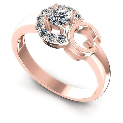 0.45 CT Round Cut Diamonds - Fashion Ring - Primestyle.com