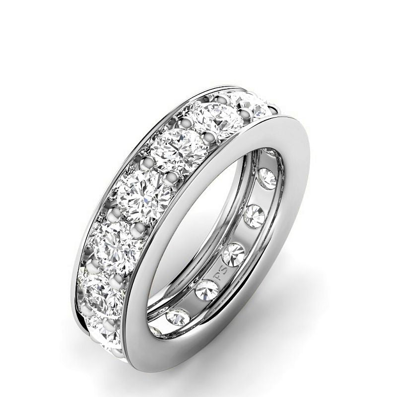 0.50-2.00 CT Round Cut Lab Grown Diamonds - Eternity Ring - Primestyle.com