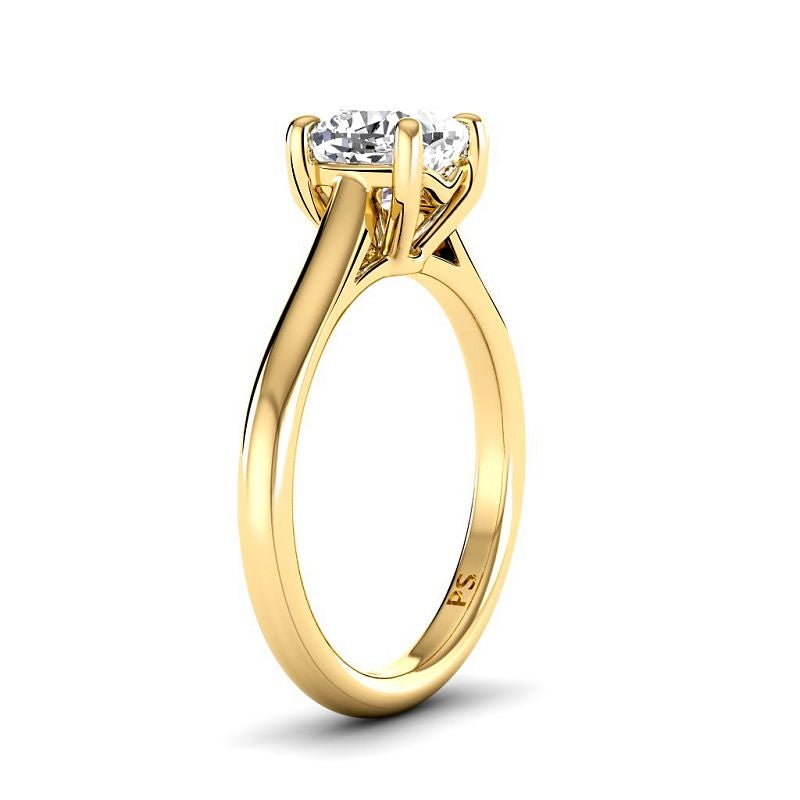 0.50-3.00 CT Cushion Cut Lab Grown Diamonds - Solitaire Ring - Primestyle.com