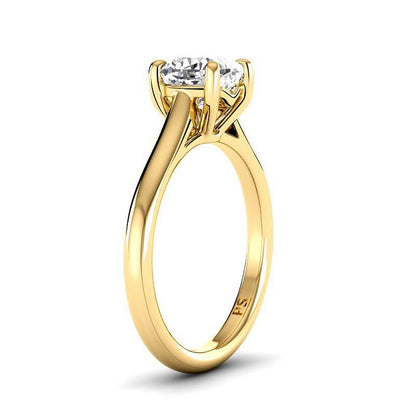 0.50-3.00 CT Cushion Cut Lab Grown Diamonds - Solitaire Ring - Primestyle.com