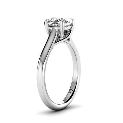 0.50-3.00 CT Cushion Cut Lab Grown Diamonds - Solitaire Ring - Primestyle.com